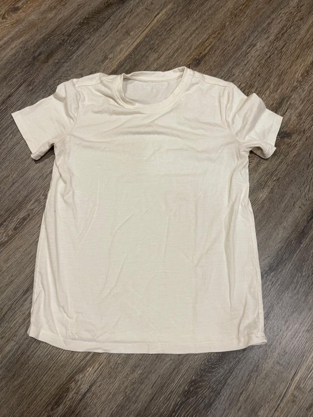 Everyday Crewneck Short Sleeve Tee - Cream